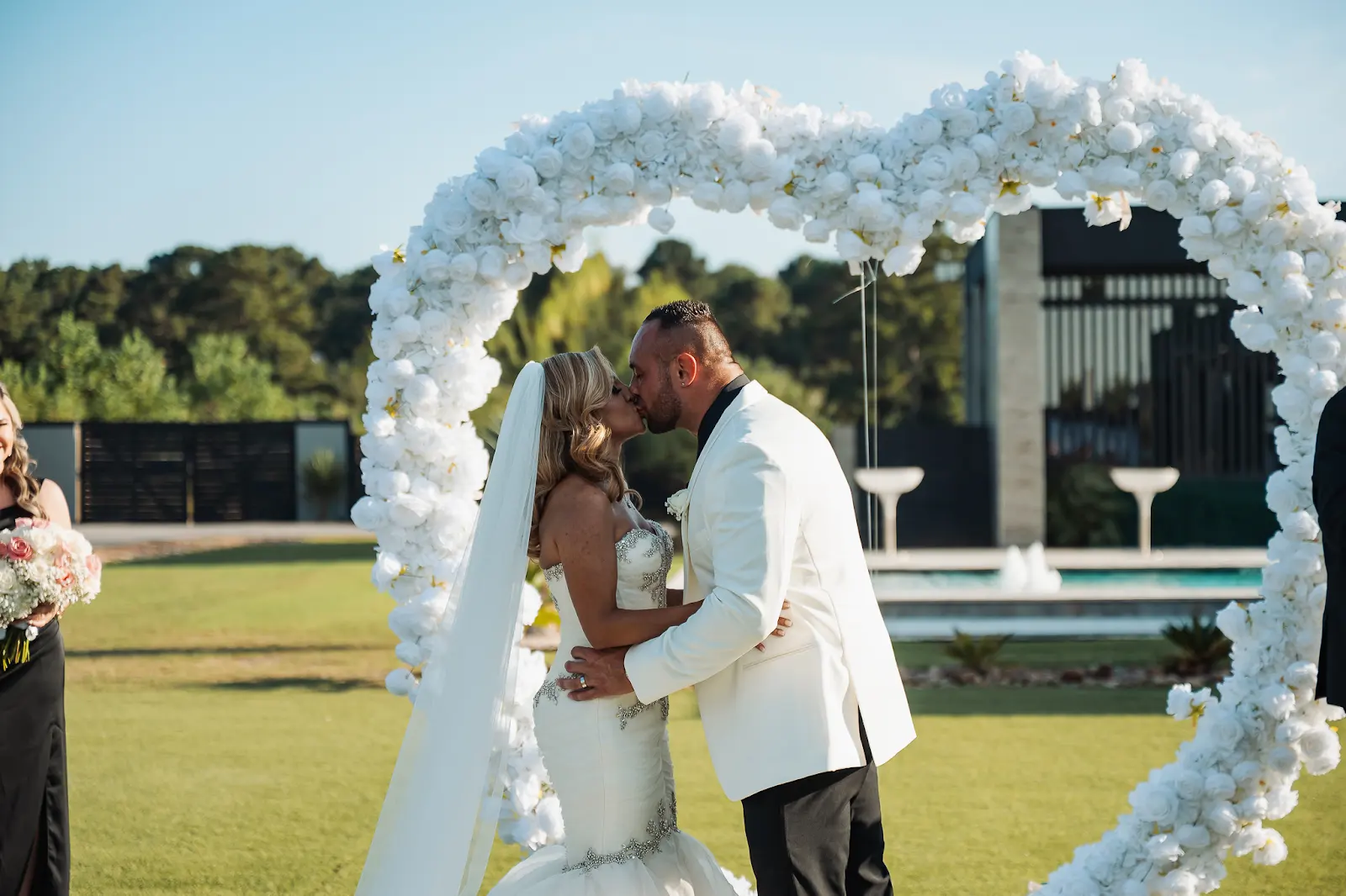 A final celebration moment from Adrian and Nancy’s wedding